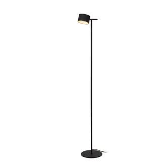 Lucide GIAN - Vloerlamp - LED Dimb. - 1x9W 2700K - Zwart