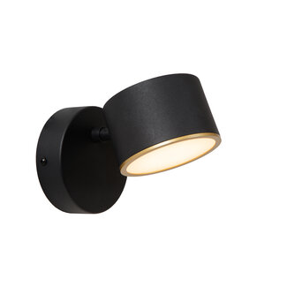Lucide GIAN - Wandlamp - LED Dimb. - 1x9W 2700K - Zwart