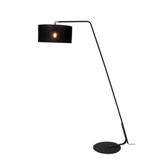 Lucide KELSO - Vloerlamp - 1xE27 - Zwart