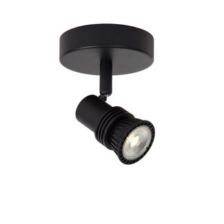 Lucide KIANTI - Wall spotlight / Wall light - Ø 10 cm - 1xGU10 - Black