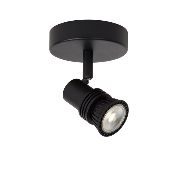 KIANTI - Wandspot / Wandlamp - Ø 10 cm - 1xGU10 - Zwart - 53901/01/30