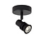 Lucide KIANTI - Wandspot / Wandlamp - Ø 10 cm - 1xGU10 - Zwart