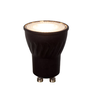 Lucide MR11 - Led bulb - Ø 3,5 cm - LED Dim. - GU10 - 1x3,8W 2700K - Black
