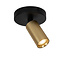 Lucide RITMO - Plafondspot - Ø 10 cm - 1xGU10 (MR11) - Mat Goud / Messing