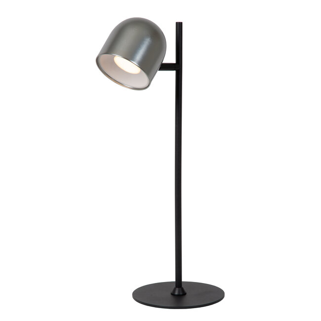 SKANSKA RECH - Lampe de bureau Rechargeable Intérieur/Extérieur - Batterie/Piles - LED Dim. - CCT - 1x3W 3000K/6000K - IP44 - Fer gris - 03649/03/15