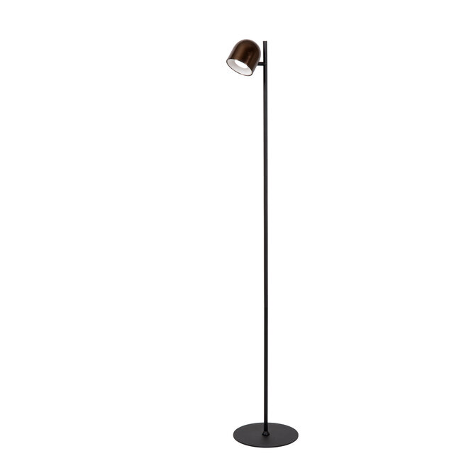 SKANSKA RECH - Lampadaire Rechargeable Intérieur/Extérieur - Batterie/Piles - Ø 23 cm - LED Dim. - CCT - 1x3W 3000K/6000K - IP44 - Café - 03749/03/96