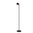 Lucide SKANSKA RECH - Lampadaire Rechargeable Intérieur/Extérieur - Batterie/Piles - Ø 23 cm - LED Dim. - CCT - 1x3W 3000K/6000K - IP44 - Café