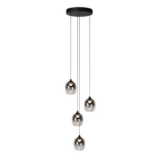 Lucide TAMINO - Pendant lamp - Ø 36 cm - LED Dimb. - 4x5.2W 3000K - Black