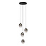 Lucide TAMINO - Pendant lamp - Ø 36 cm - LED Dimb. - 4x5.2W 3000K - Black