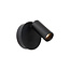 Lucide TONI - Oplaadbare Wandspot / Wandlamp - Accu/Batterij - Ø 8,1 cm - LED Dimb. - CCT - 1x2W 2700K/4000K - Magnetisch - Zwart