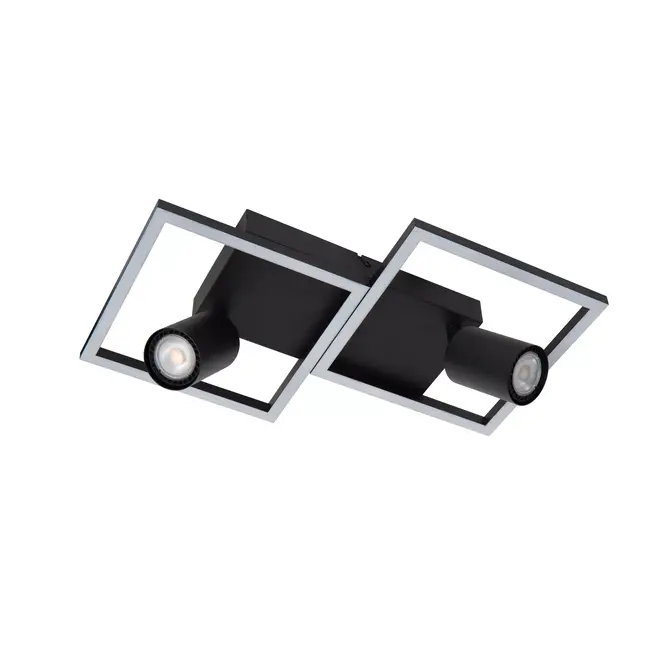 ARIANNE - Flush ceiling light - LED - 2xGU10 - Black - 53102/24/30