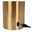 VIVO - Oplaadbare Tafellamp - Accu/Batterij - Ø 8 cm - LED Dimb. - E27 - 1x1W 2700K - Mat Goud / Messing - 52502/01/02