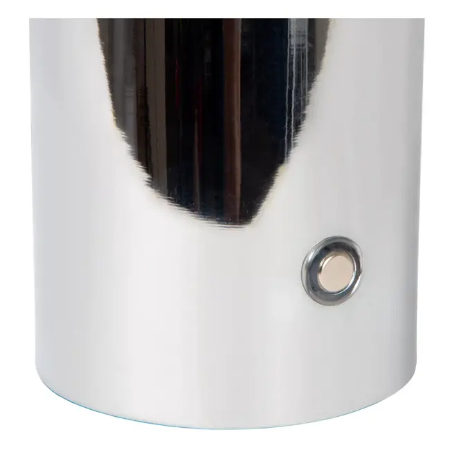 VIVO - Oplaadbare Tafellamp - Accu/Batterij - Ø 8 cm - LED Dimb. - E27 - 1x1W 2700K - Chroom - 52502/01/11