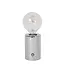 VIVO - Oplaadbare Tafellamp - Accu/Batterij - Ø 8 cm - LED Dimb. - E27 - 1x1W 2700K - Chroom - 52502/01/11