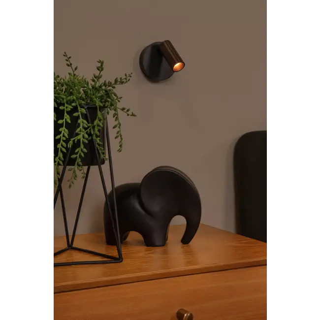 TONI - Rechargeable Wall spotlight / Wall light - Battery pack - Ø 8,1 cm - LED Dim. - CCT - 1x2W 2700K/4000K - Magnetic - Coffee - 29933/02/96