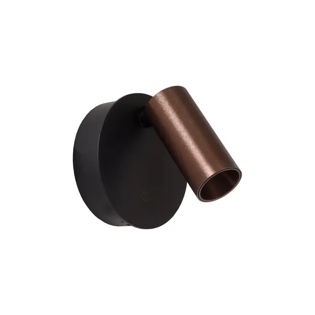 TONI - Rechargeable Wall spotlight / Wall light - Battery pack - Ø 8,1 cm - LED Dim. - CCT - 1x2W 2700K/4000K - Magnetic - Coffee - 29933/02/96