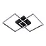 ARIANNE - Flush ceiling light - LED - CCT - 1x23W 2700K/4000K - Black - 53103/22/30