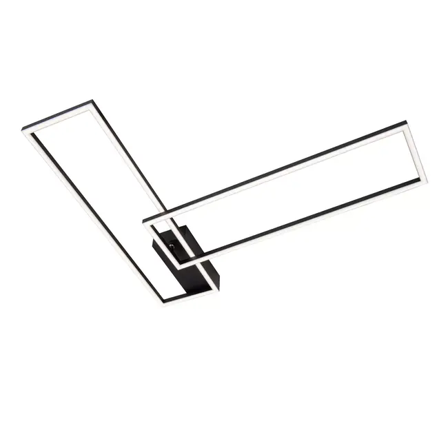 ARIANNE - Plafonnière - LED - CCT - 1x23W 2700K/4000K - Zwart - 53104/22/30