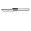 ARIANNE - Flush ceiling light - LED - CCT - 1x23W 2700K/4000K - Black - 53104/22/30