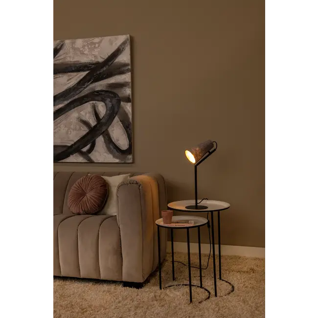 BENSEN - Lampe de table - 1xE14 - Gris - 05553/81/36