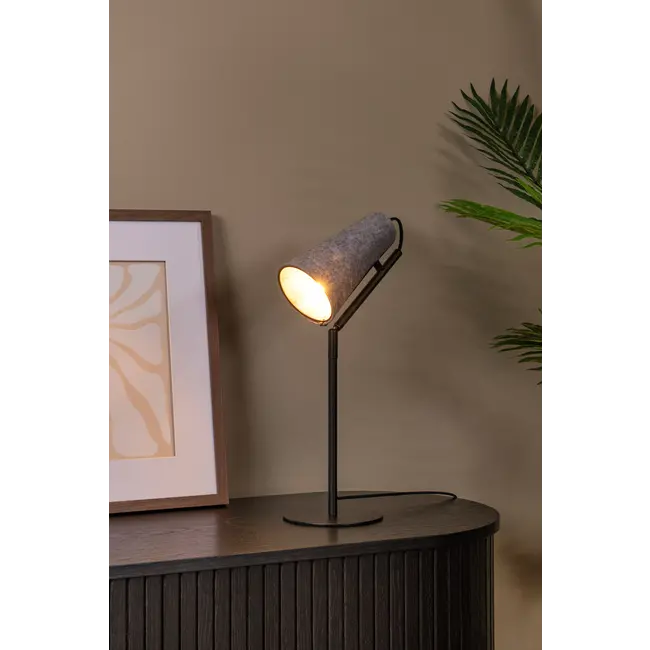 BENSEN - Lampe de table - 1xE14 - Gris - 05553/81/36