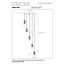 BERLIANE - Pendant light - Ø 34 cm - LED Dim. - 5x4W 2700K - With replaceable LED module - Transparant - 00430/21/60