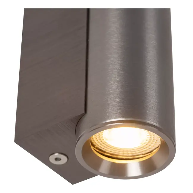 DUPLA - Wandspot / Wandlamp - 1xGU10 (MR11) - Grijs ijzer - 09243/01/15