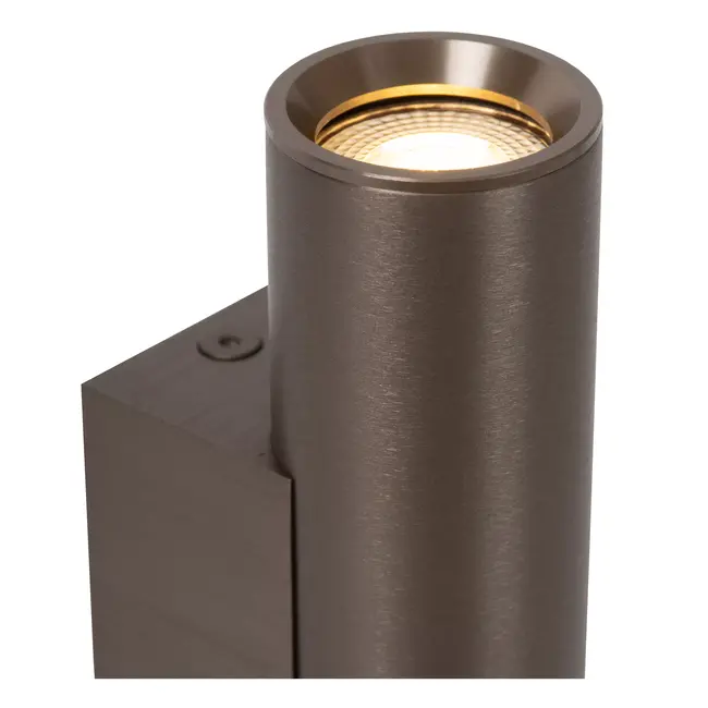 DUPLA - Wandspot / Wandlamp - 2xGU10 (MR11) - Roest bruin - 09243/02/97