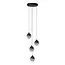 TAMINO - Pendant lamp - Ø 36 cm - LED Dimb. - 4x5.2W 3000K - Black - 74419/20/30