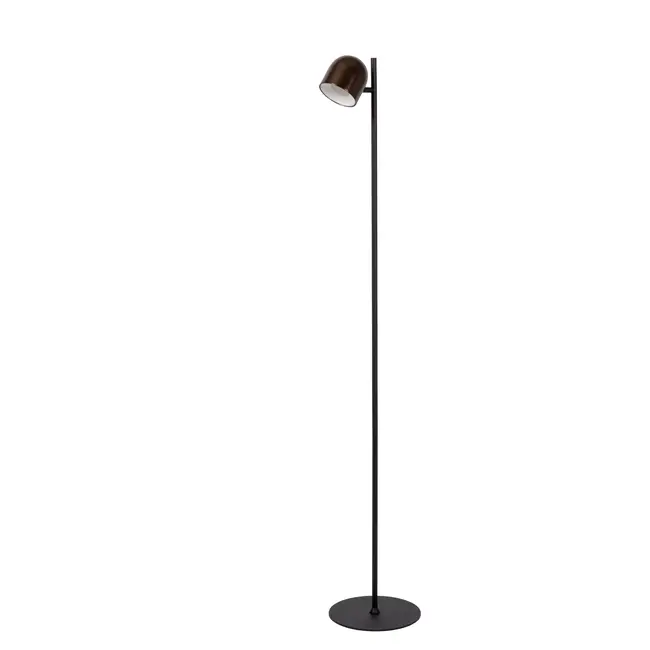 SKANSKA RECH - Rechargeable Floor lamp Indoor/Outdoor - Battery pack - Ø 23 cm - LED Dim. - CCT - 1x3W 3000K/6000K - IP44 - Coffee - 03749/03/96