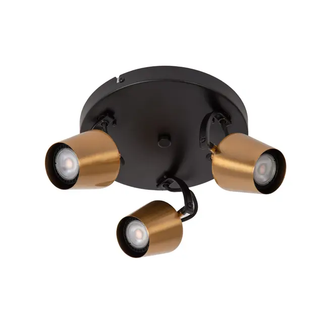 EMILE - Ceiling spotlight - Ø 23 cm - 3xGU10 - Matt Gold / Brass - 51901/13/02