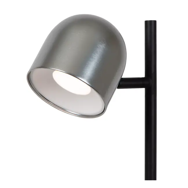 SKANSKA RECH - Rechargeable Floor lamp Indoor/Outdoor - Battery pack - Ø 23 cm - LED Dim. - CCT - 1x3W 3000K/6000K - IP44 - Grey iron - 03749/03/15