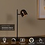 SKANSKA RECH - Lampe de bureau Rechargeable Intérieur/Extérieur - Batterie/Piles - LED Dim. - CCT - 1x3W 3000K/6000K - IP44 - Café - 03649/03/96