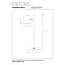 SKANSKA RECH - Lampe de bureau Rechargeable Intérieur/Extérieur - Batterie/Piles - LED Dim. - CCT - 1x3W 3000K/6000K - IP44 - Café - 03649/03/96