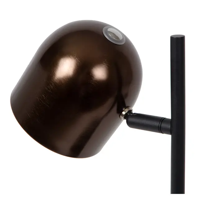 SKANSKA RECH - Rechargeable Desk lamp Indoor/Outdoor - Battery pack - LED Dim. - CCT - 1x3W 3000K/6000K - IP44 - Coffee - 03649/03/96