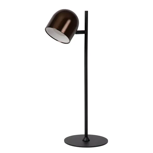 SKANSKA RECH - Oplaadbare Bureaulamp Binnen/Buiten - Accu/Batterij - LED Dimb. - CCT - 1x3W 3000K/6000K - IP44 - Koffie - 03649/03/96
