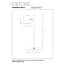 SKANSKA RECH - Lampe de bureau Rechargeable Intérieur/Extérieur - Batterie/Piles - LED Dim. - CCT - 1x3W 3000K/6000K - IP44 - Fer gris - 03649/03/15