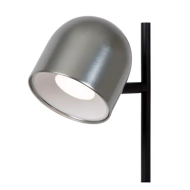SKANSKA RECH - Oplaadbare Bureaulamp Binnen/Buiten - Accu/Batterij - LED Dimb. - CCT - 1x3W 3000K/6000K - IP44 - Grijs ijzer - 03649/03/15