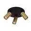 RITMO - Ceiling spotlight - Ø 18 cm - 3xGU10 (MR11) - Matt Gold / Brass - 09942/13/02