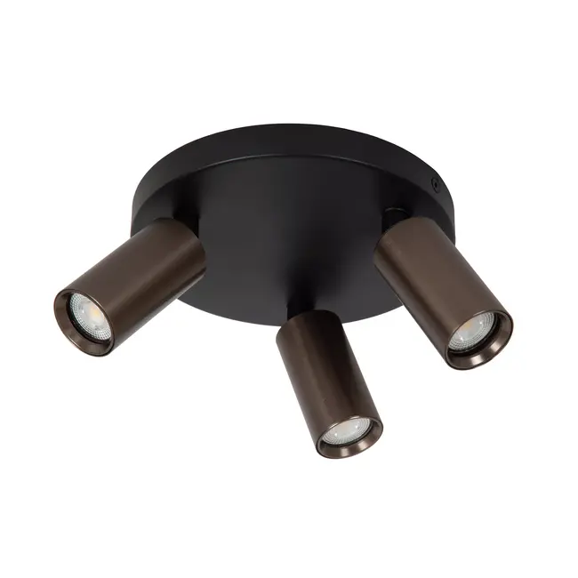 RITMO - Spot plafond - Ø 18 cm - 3xGU10 (MR11) - Café - 09942/13/97