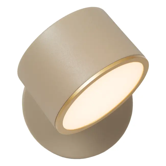 GIAN - Wandlamp - LED Dimb. - 1x9W 2700K - Taupe - 44217/08/41