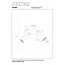 RITMO - Ceiling spotlight - Ø 15 cm - 2xGU10 (MR11) - Matt Gold / Brass - 09942/12/02