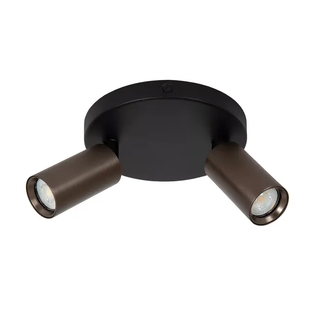 RITMO - Ceiling spotlight - Ø 15 cm - 2xGU10 (MR11) - Coffee - 09942/12/97