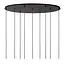 JOANET - Hanglamp - 6xE27 - Messing - 45494/19/96