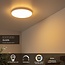 OLSON - Plafonnière - Ø 29 cm - LED Dimb. - CCT - 1x24W 3000K/6500K - Opaal - 79190/24/61
