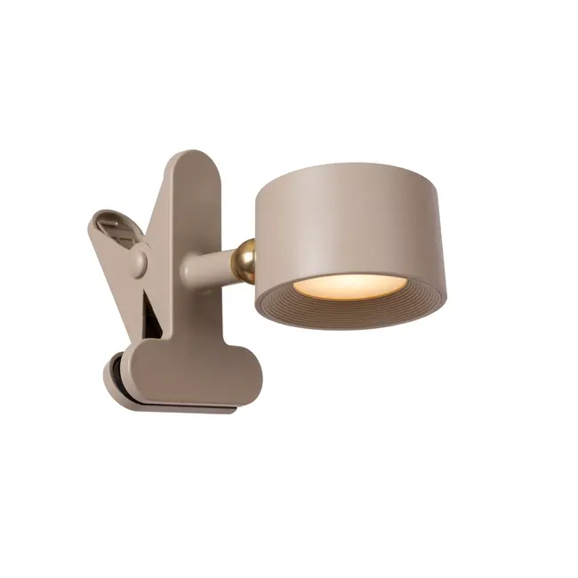 JOLAN - Lampe de bureau Rechargeable - Batterie/Piles - LED Dim to warm - 1x3,5W 2700K/5700K - Taupe - 46619/03/41