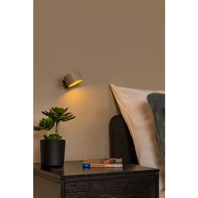 JOLAN - Rechargeable Desk lamp - Battery pack - LED Dim to warm - 1x3,5W 2700K/5700K - Taupe - 46619/03/41