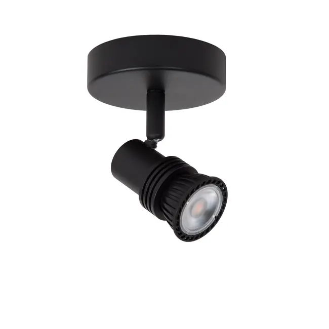 KIANTI - Wall spotlight / Wall light - Ø 10 cm - 1xGU10 - Black - 53901/01/30