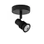 KIANTI - Spot mural / Applique mural - Ø 10 cm - 1xGU10 - Noir - 53901/01/30