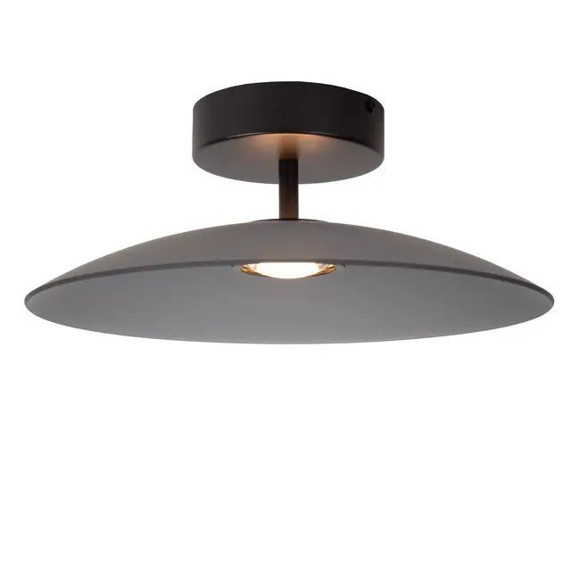 MENGA - Flush ceiling light - Ø 40 cm - LED Dim. - 1x12W 2700K - Smoke Grey - 25117/10/65